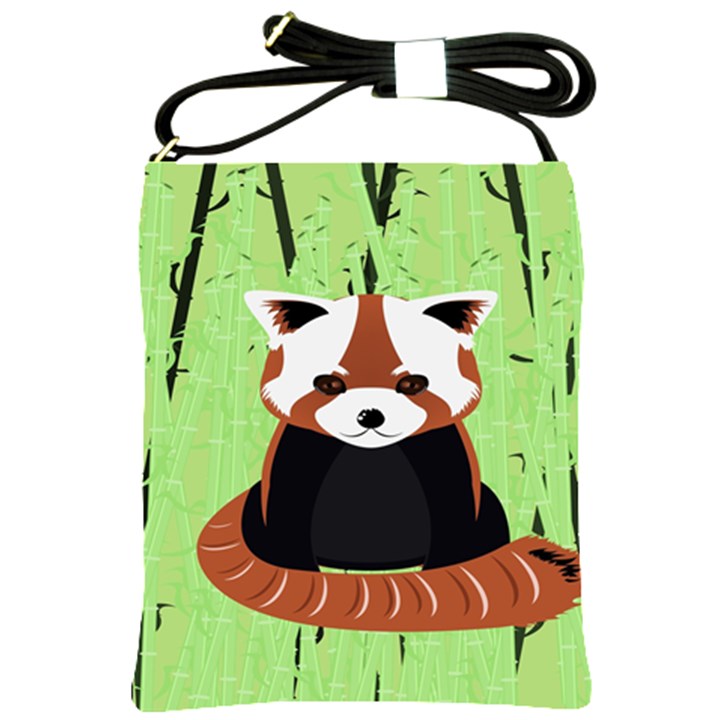 Red Panda Bamboo Firefox Animal Shoulder Sling Bags