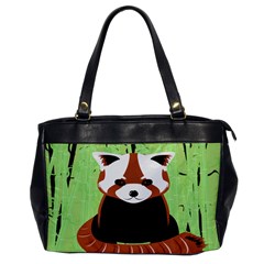 Red Panda Bamboo Firefox Animal Office Handbags by Nexatart