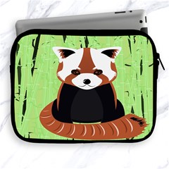 Red Panda Bamboo Firefox Animal Apple Ipad 2/3/4 Zipper Cases by Nexatart