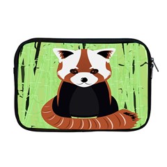 Red Panda Bamboo Firefox Animal Apple Macbook Pro 17  Zipper Case by Nexatart