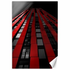 Red Building City Canvas 20  X 30   by Nexatart