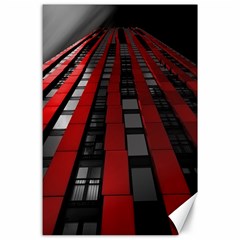 Red Building City Canvas 24  X 36  by Nexatart