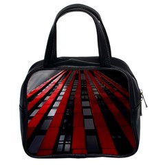 Red Building City Classic Handbags (2 Sides)