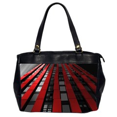 Red Building City Office Handbags (2 Sides) 