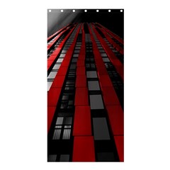 Red Building City Shower Curtain 36  X 72  (stall)  by Nexatart