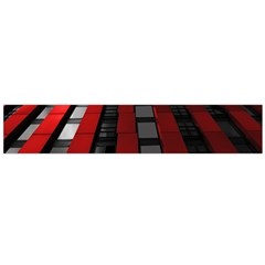 Red Building City Flano Scarf (large) by Nexatart