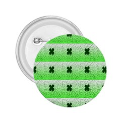 Shamrock Pattern Background 2.25  Buttons