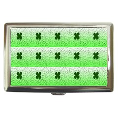 Shamrock Pattern Background Cigarette Money Cases