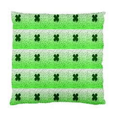 Shamrock Pattern Background Standard Cushion Case (One Side)