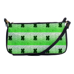 Shamrock Pattern Background Shoulder Clutch Bags