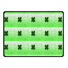 Shamrock Pattern Background Fleece Blanket (Small)