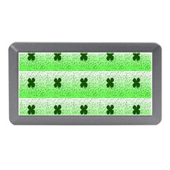 Shamrock Pattern Background Memory Card Reader (Mini)