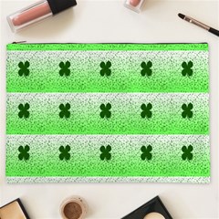 Shamrock Pattern Background Cosmetic Bag (XXL) 