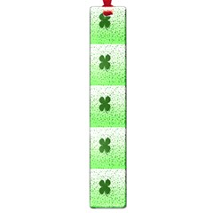 Shamrock Pattern Background Large Book Marks