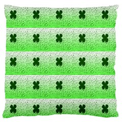 Shamrock Pattern Background Standard Flano Cushion Case (Two Sides)