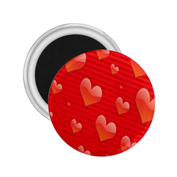 Red Hearts 2.25  Magnets