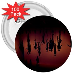 Silhouette Of Circus People 3  Buttons (100 Pack)  by Nexatart