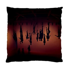 Silhouette Of Circus People Standard Cushion Case (one Side) by Nexatart