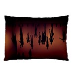 Silhouette Of Circus People Pillow Case 26.62 x18.9  Pillow Case