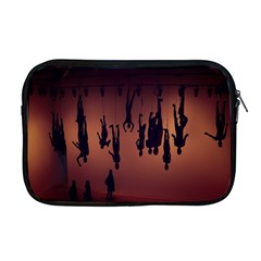 Silhouette Of Circus People Apple Macbook Pro 17  Zipper Case by Nexatart