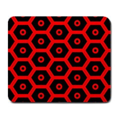 Red Bee Hive Texture Large Mousepads by Nexatart