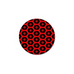 Red Bee Hive Texture Golf Ball Marker (4 Pack) by Nexatart