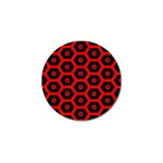 Red Bee Hive Texture Golf Ball Marker (4 pack) Front