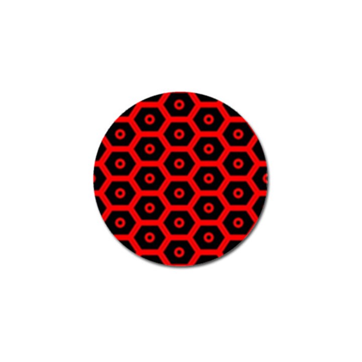 Red Bee Hive Texture Golf Ball Marker (4 pack)