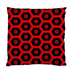 Red Bee Hive Texture Standard Cushion Case (one Side) by Nexatart