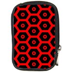 Red Bee Hive Texture Compact Camera Cases Front