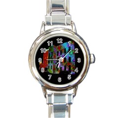 Science Center Round Italian Charm Watch