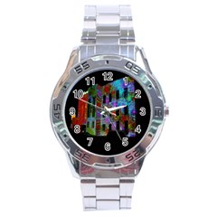 Science Center Stainless Steel Analogue Watch