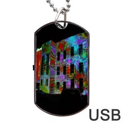 Science Center Dog Tag USB Flash (Two Sides)