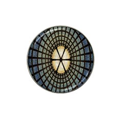 Stained Glass Colorful Glass Hat Clip Ball Marker (4 Pack)