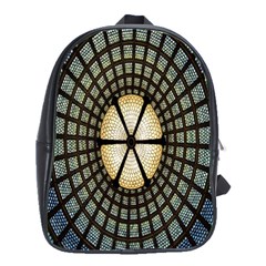 Stained Glass Colorful Glass School Bags(large)  by Nexatart