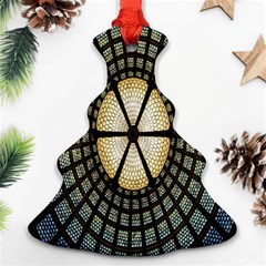 Stained Glass Colorful Glass Christmas Tree Ornament (two Sides) by Nexatart