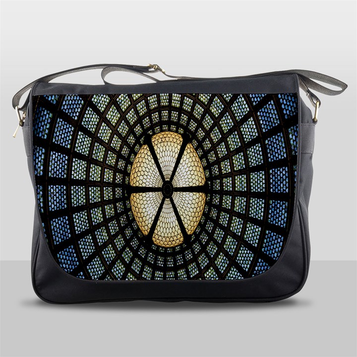 Stained Glass Colorful Glass Messenger Bags