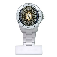 Stained Glass Colorful Glass Plastic Nurses Watch