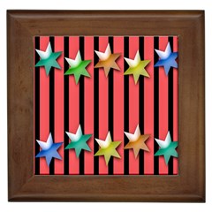 Star Christmas Greeting Framed Tiles by Nexatart