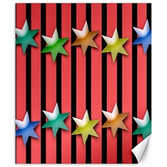 Star Christmas Greeting Canvas 20  X 24   by Nexatart