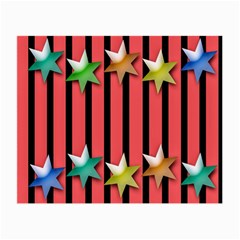 Star Christmas Greeting Small Glasses Cloth (2-side) by Nexatart