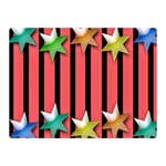 Star Christmas Greeting Double Sided Flano Blanket (Mini)  35 x27  Blanket Front