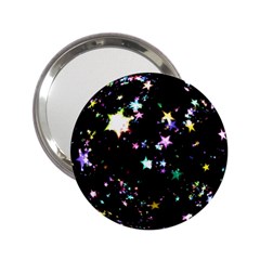 Star Ball About Pile Christmas 2 25  Handbag Mirrors by Nexatart