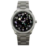 Star Ball About Pile Christmas Sport Metal Watch Front