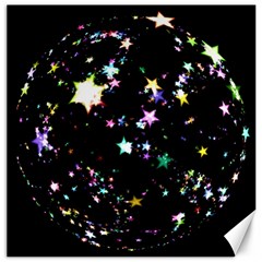 Star Ball About Pile Christmas Canvas 12  X 12   by Nexatart