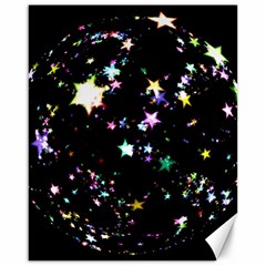 Star Ball About Pile Christmas Canvas 16  X 20   by Nexatart