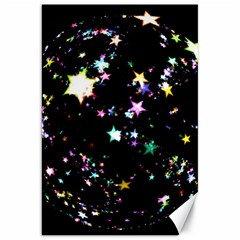 Star Ball About Pile Christmas Canvas 20  X 30   by Nexatart