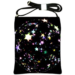 Star Ball About Pile Christmas Shoulder Sling Bags by Nexatart