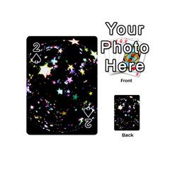 Star Ball About Pile Christmas Playing Cards 54 (mini)  by Nexatart