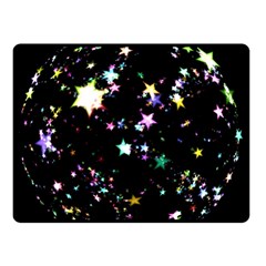 Star Ball About Pile Christmas Double Sided Fleece Blanket (small)  by Nexatart